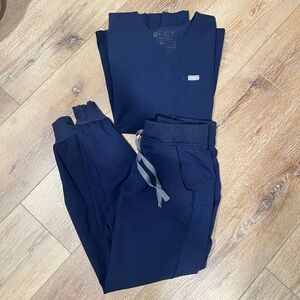 Figs Navy Blue Scrub Joggers Only